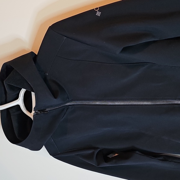Columbia Black XS Zip Up Hooded Jacket - Picture 2 of 7